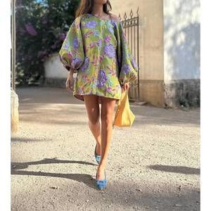 Floral Off-Shoulder Mini Dress